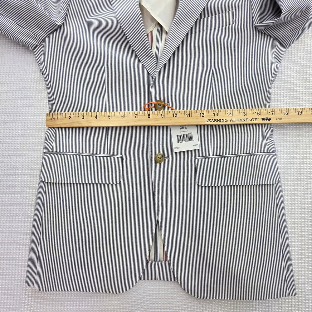 Quiet Luxury Jack Spade Seersucker Benton Suit Jacket Men’s 36 Stripe NWT $698 - Picture 12 of 16
